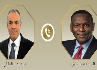 مكالمة هاتفية بين وزيري خارجية السودان ومصر مكالمة هاتفية بين وزيري خارجية السودان ومصر