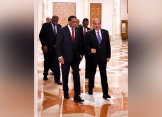 السيسي يستقبل كامل إدريس لبحث ملفات مصيرية السيسي يستقبل كامل إدريس لبحث ملفات مصيرية