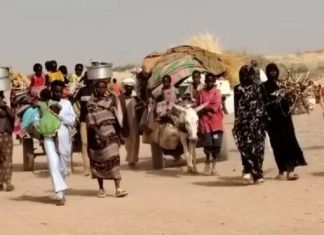 فرار 500 نازح من مخيم أبوشوك غربي السودان فرار 500 نازح من مخيم أبوشوك غربي السودان