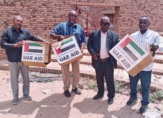 الإمارات تترك آثار أقدامها داخل مبنى في الخرطوم.. كيف ذلك؟ الإمارات تترك آثار أقدامها داخل مبنى في الخرطوم.. كيف ذلك؟