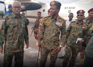 كباشي يفاجئ محور قتالي مهم بزيارة خاطفة كباشي يفاجئ محور قتالي مهم بزيارة خاطفة