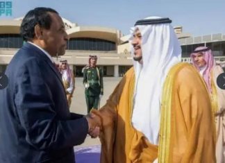 رئيس الوزراء السوداني يغادر الرياض رئيس الوزراء السوداني يغادر الرياض