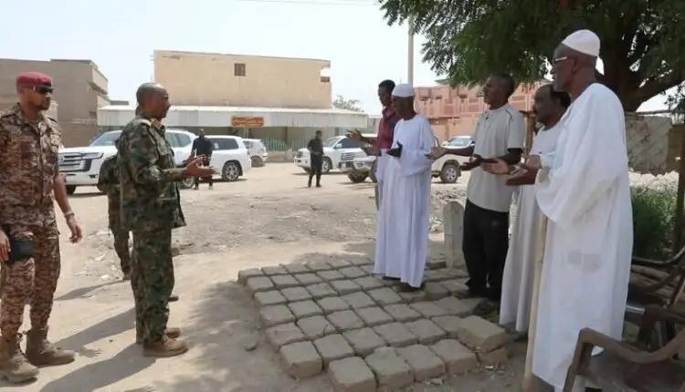 البرهان يعزي ذوي العقيد زكريا في عطبرة البرهان يعزي ذوي العقيد زكريا في عطبرة