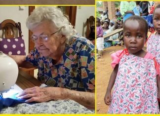 فساتين صغيرة من أجل إفريقيا.. أمريكية تخيط فستانا لكل بنت فساتين صغيرة من أجل إفريقيا.. أمريكية تخيط فستانا لكل بنت