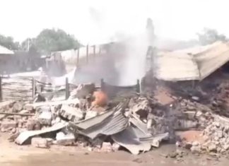 مسيرات الدعم السريع تدمر سوق المحاصيل بالأبيض مسيرات الدعم السريع تدمر سوق المحاصيل بالأبيض