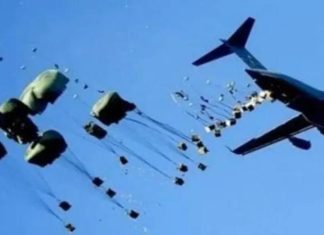 الجيش السوداني ينفذ عملية إسقاط جوي في بابنوسة الجيش السوداني ينفذ عملية إسقاط جوي في بابنوسة