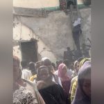 إنهيار مدرسة على نازحين وإجلاء مصابين صعب إنهيار مدرسة على نازحين وإجلاء مصابين صعب