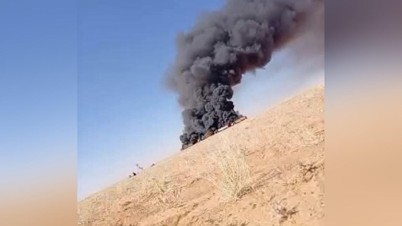 مناوي: غارات جوية تدمر متحرك مناوي: غارات جوية تدمر متحرك