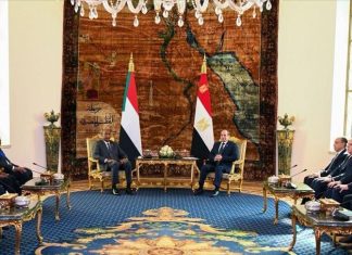 السيسي والبرهان يدعوان لمحاسبة مجرمي السودان السيسي والبرهان يدعوان لمحاسبة مجرمي السودان