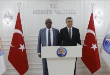 توقيع مذكرة توأمة بين ميناءي مرسين وبورتسودان توقيع مذكرة توأمة بين ميناءي مرسين وبورتسودان