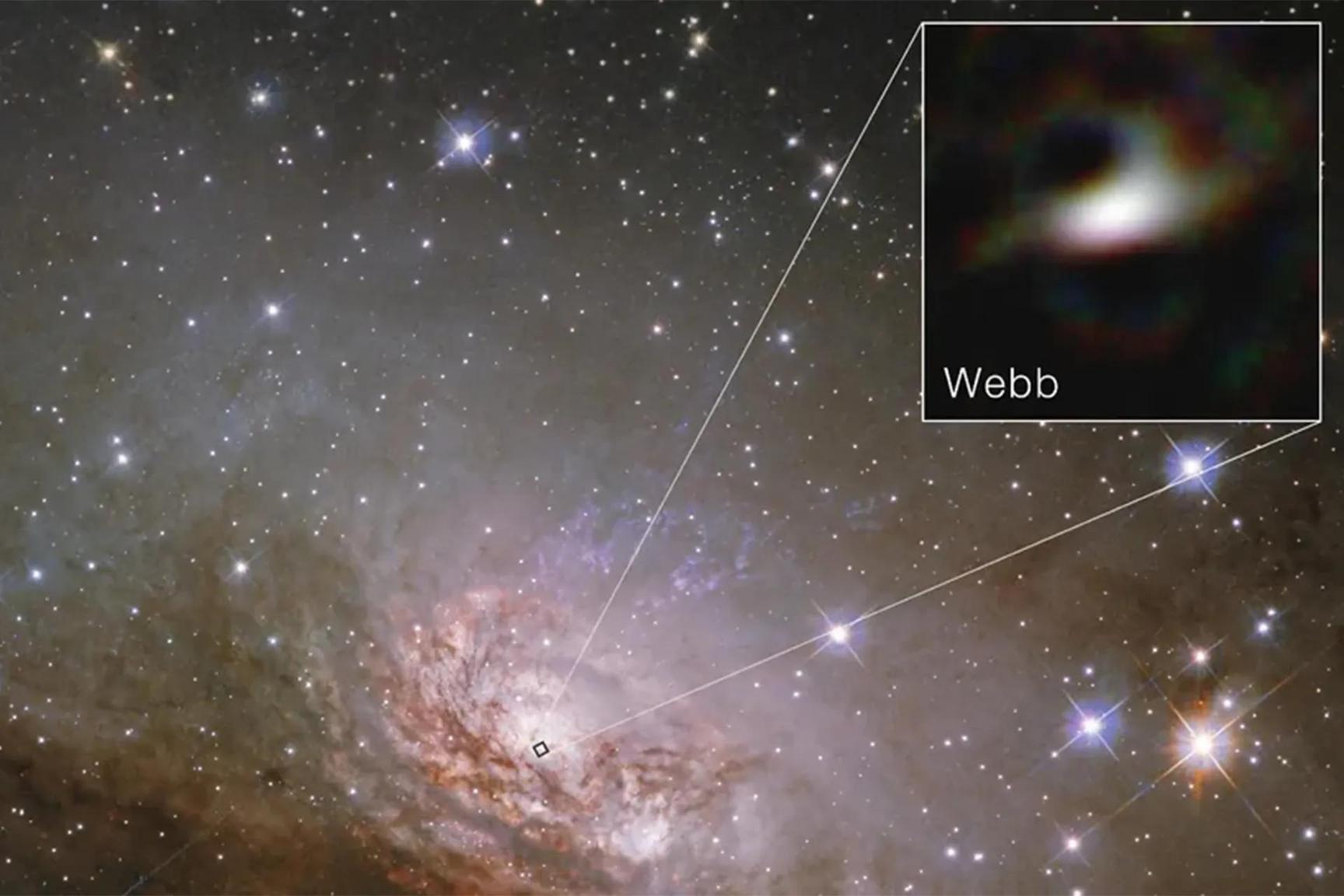 جيمس ويب يكشف سر الضوء الغامض حول الثقوب السوداء جيمس ويب يكشف سر الضوء الغامض حول الثقوب السوداء