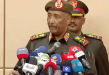 البرهان: لا تفاوض دون إنهاء السيادة الموازية البرهان: لا تفاوض دون إنهاء السيادة الموازية