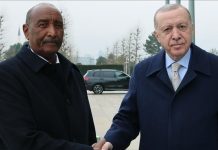 البرهان: نثق بأردوغان ونقترح إضافة تركيا للوساطة البرهان: نثق بأردوغان ونقترح إضافة تركيا للوساطة