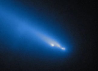 مذنب أطلس يتفكك قرب الشمس في حدث درامي مذنب أطلس يتفكك قرب الشمس في حدث درامي