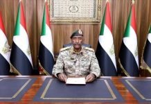 البرهان يرفض أي مصالحة مع “الدعم السريع” قبل إلقائها السلاح البرهان يرفض أي مصالحة مع "الدعم السريع" قبل إلقائها السلاح