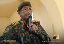 البرهان يتوعد بالقصاص للضحايا ويهدد المتمردين البرهان يتوعد بالقصاص للضحايا ويهدد المتمردين