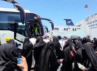 وصول أول أفواج الحجاج السودانيين للأراضي المقدسة وصول أول أفواج الحجاج السودانيين للأراضي المقدسة