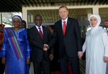 Turkish President Erdogan in Tanzania