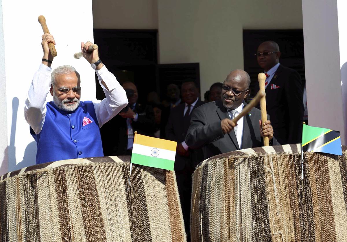 Narendra Modi in Tanzaia