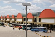 STATE-OF-THE-ART BUS TERMINAL FLAGGED OFF