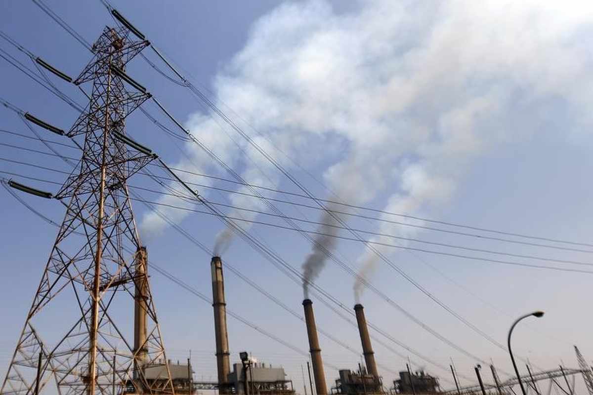The South Cairo Electricity Distribution Company and power station is pictured at the Imbaba area in Cairo