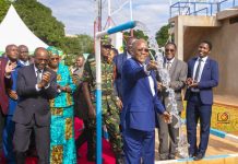 IMPRESSIVE HEADWAY MADE ON WATER FRONT