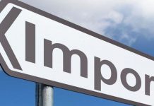 IMPORT BILL FOR JULY DOWN