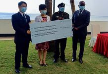 CHINA DONATES 150M/- FOR FIRE FIGHTING EQUIPMENT