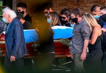 MARADONA IS LAID TO REST