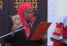 SAMIA SULUHU HASSAN SWORN IN AS TANZANIA’S PRESIDENT