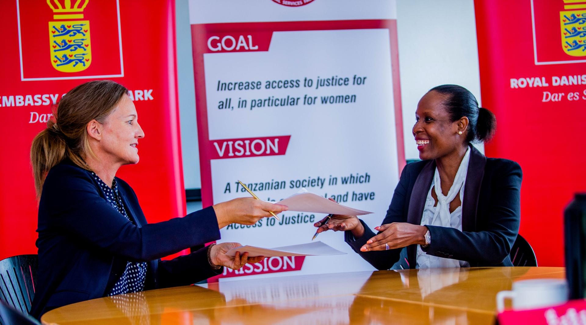 Denmark supports LSF’s paralegal Denmark supports LSF’s paralegal