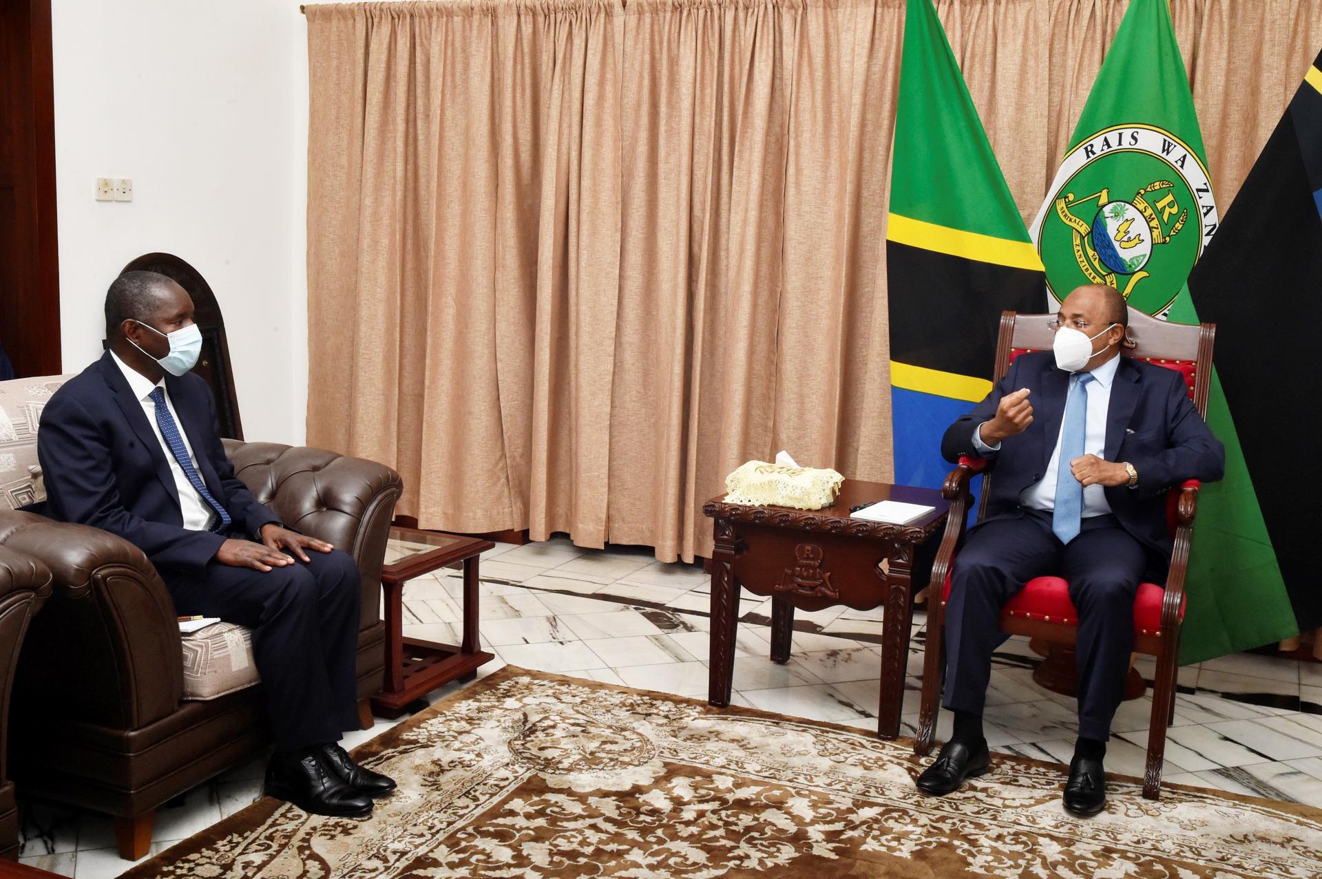 Mwinyi tasks taxmen to improve collection Mwinyi tasks taxmen to improve collection