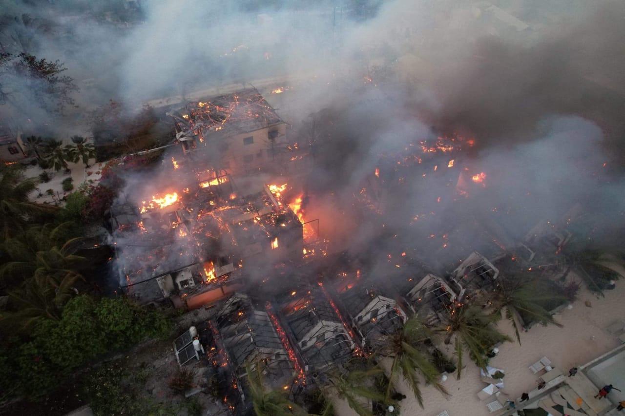 Raging fire destroys four hotels in South Unguja Raging fire destroys four hotels in South Unguja