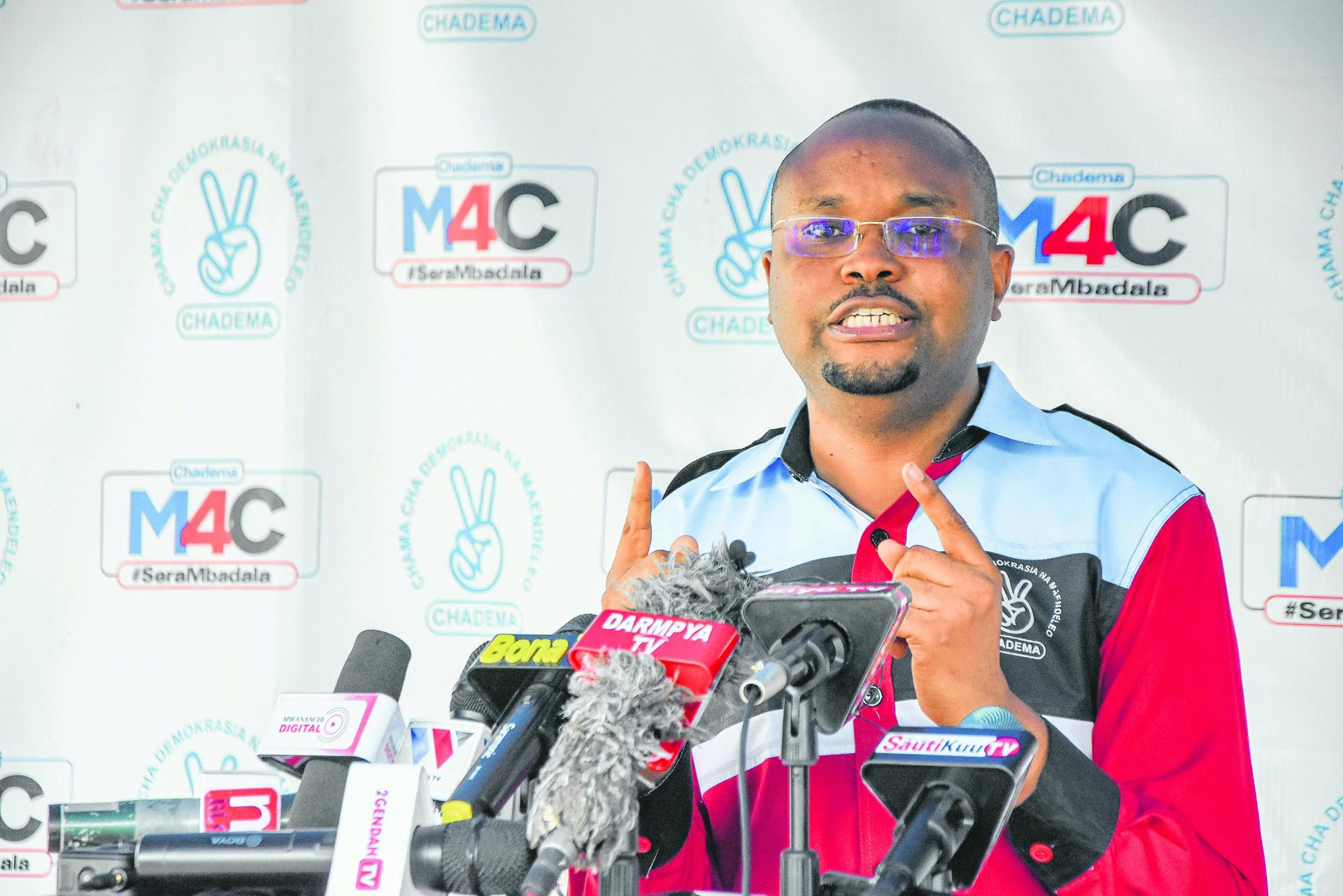 Chadema ‘won’t attend parties meeting’ Chadema ‘won’t attend parties meeting’