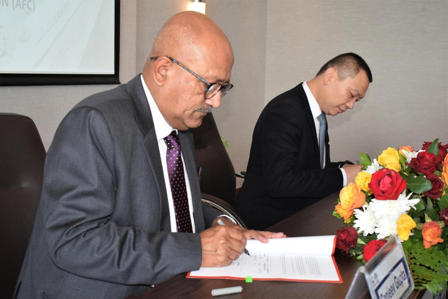 AFC, COVEC sign pact to finance projects AFC, COVEC sign pact to finance projects