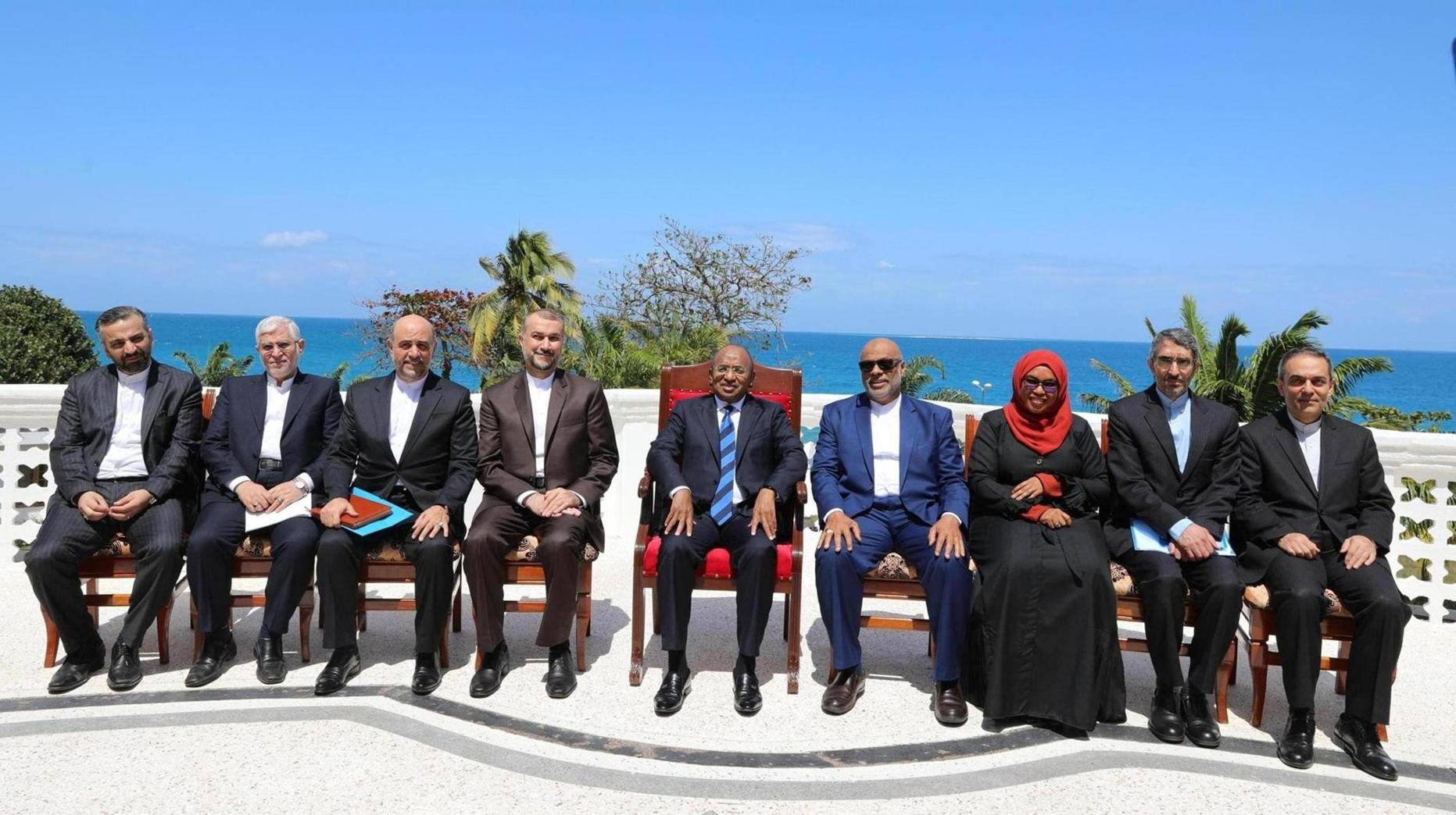 Mr. Amir Abdullahian's meeting with the President of Zanzibar