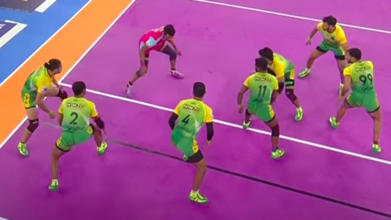 Kabaddi players in drills for EAC Tour Kabaddi players in drills for EAC Tour