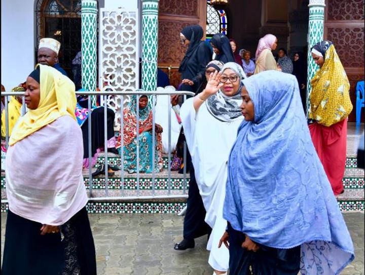 President Samia joins Muslims in celebrating end of Ramadan President Samia joins Muslims in celebrating end of Ramadan