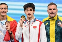 Chinese swimmer Pan Zhanle sets 100-meter freestyle world record at Paris 2024 Chinese swimmer Pan Zhanle sets 100-meter freestyle world record at Paris 2024