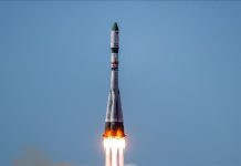 Russian cargo spacecraft docks at International Space Station Russian cargo spacecraft docks at International Space Station