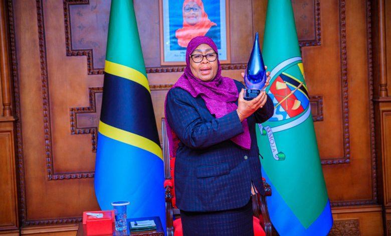 AU, Global Water Partnership decorate President Dr Samia AU, Global Water Partnership decorate President Dr Samia