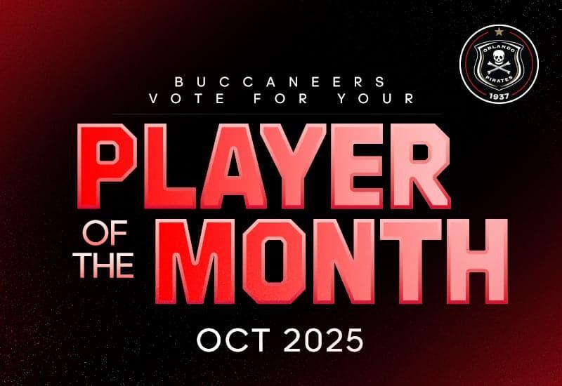 Six Orlando Pirates Players Nominated for October Award Six Orlando Pirates Players Nominated for October Award