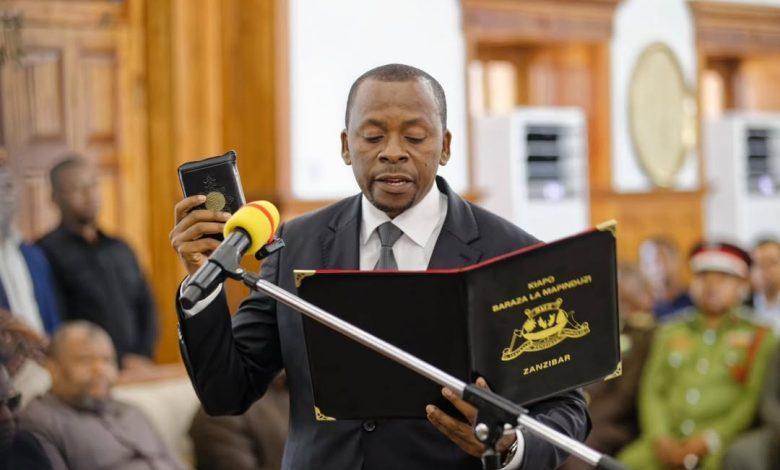 Dr Talib Haji sworn in as Zanzibar’s Attorney General Dr Talib Haji sworn in as Zanzibar’s Attorney General