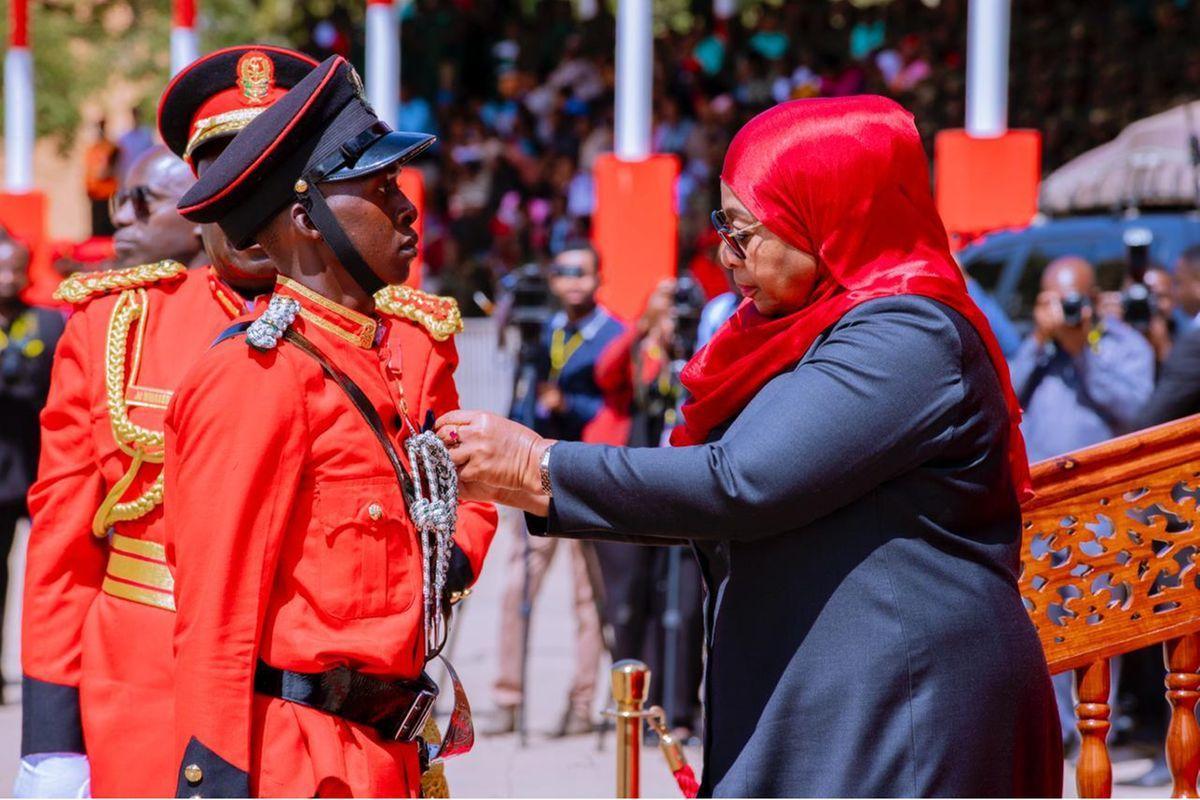 Samia Commissions 296 New Officers at Monduli Academy Samia Commissions 296 New Officers at Monduli Academy