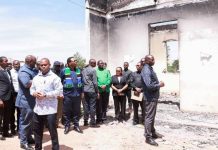 PM Inspects Damaged Ward Office Warns Youth Against Violence PM Inspects Damaged Ward Office Warns Youth Against Violence