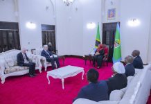 Dr Samia welcomes envoys from five nations Dr Samia welcomes envoys from five nations