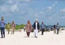 Dr Mwinyi Calls for Unity at Uzi Ng’ambwa Bridge Construction Dr Mwinyi Calls for Unity at Uzi Ng’ambwa Bridge Construction