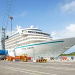 Crystal Symphony docks at Dar Port with 516 tourists Crystal Symphony docks at Dar Port with 516 tourists