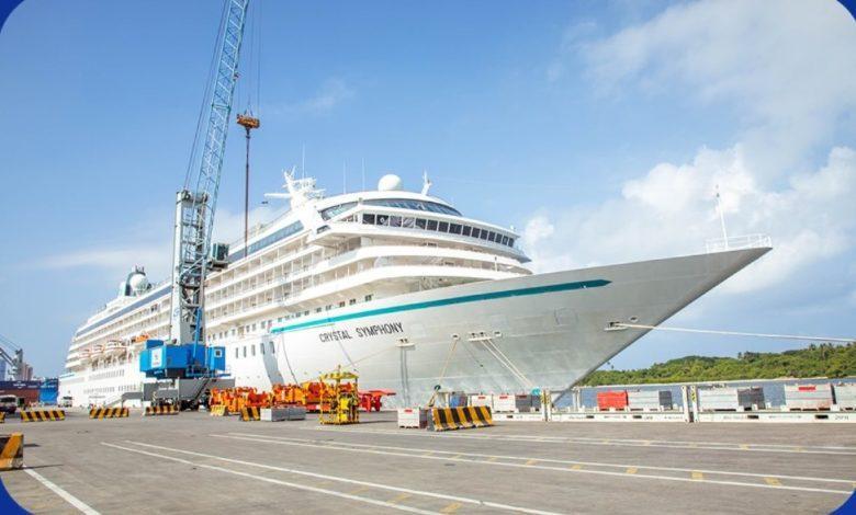 Crystal Symphony docks at Dar Port with 516 tourists Crystal Symphony docks at Dar Port with 516 tourists