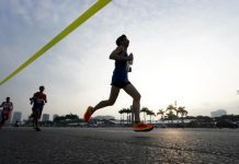 Geay Heads to Daegu Marathon with TZ Tourism Flag Geay Heads to Daegu Marathon with TZ Tourism Flag